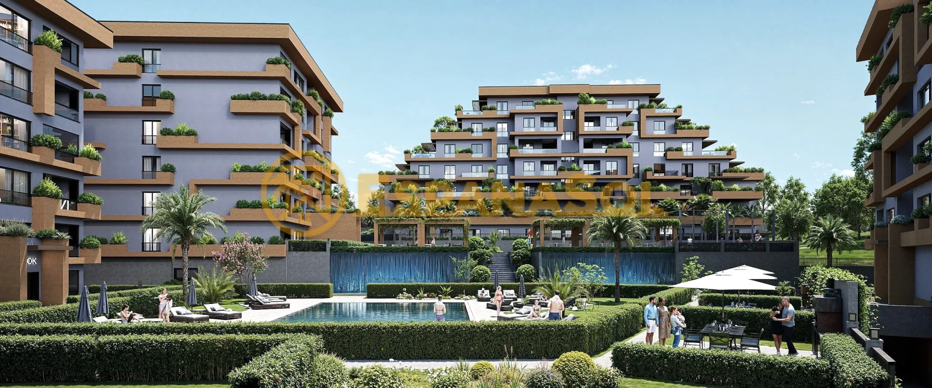 Apartamentos con piscina — Balat, Nilüfer, Bursa en Bursa (zdjÄ™cie 3)