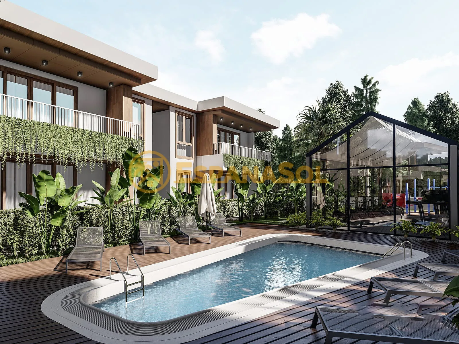 Apartments mit Garten und Pool — Kadıköy, Yalova